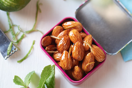 Recipe: healthy and zesty mojito almonds