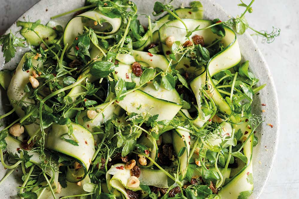 Recipe: Isaac Carew’s Spicy and Sweet Courgette and Sultana Salad