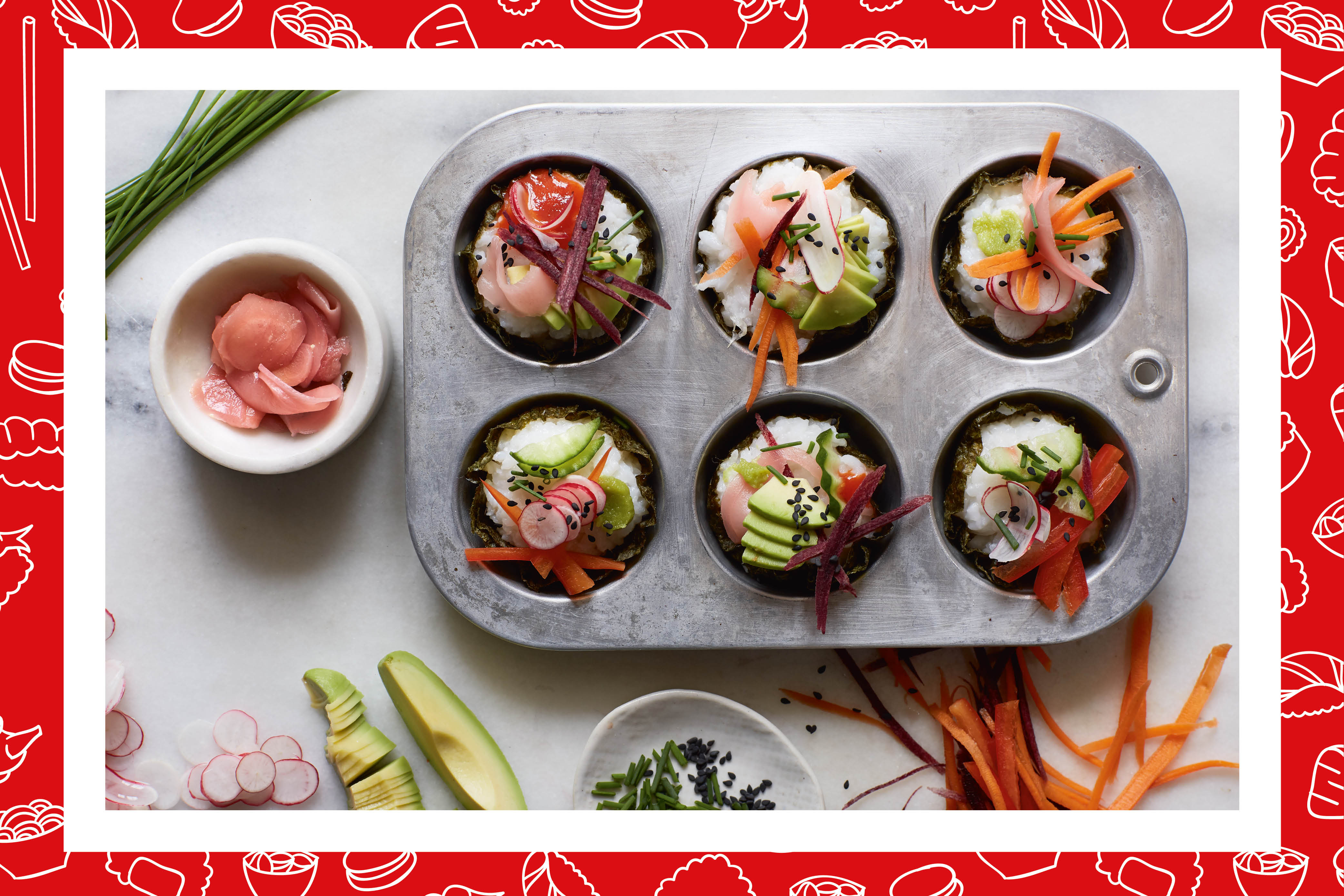 Recipe: Superior Sushi Cupcakes from BISH, BASH, BOSH!