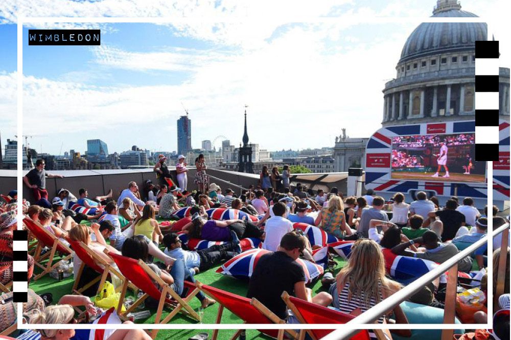 10 of the Best Summery Screens for watching Wimbledon in London