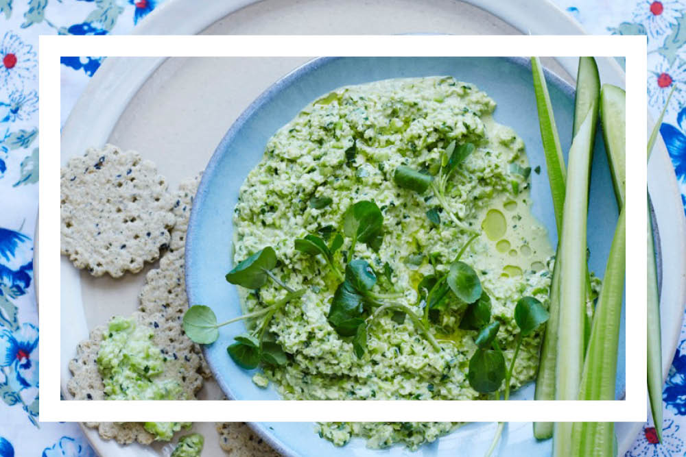Recipe: Fiery pea and edemame dip