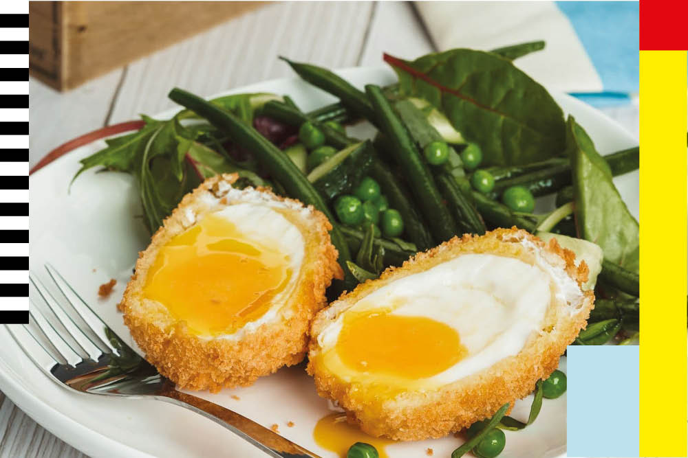 Recipe: Crispy Eggs with a Summer Salad