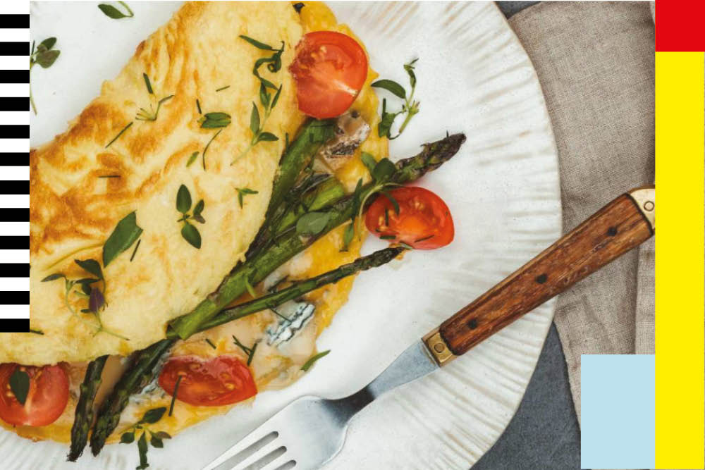 #OrganicSeptember: Gorgonzola Omelette