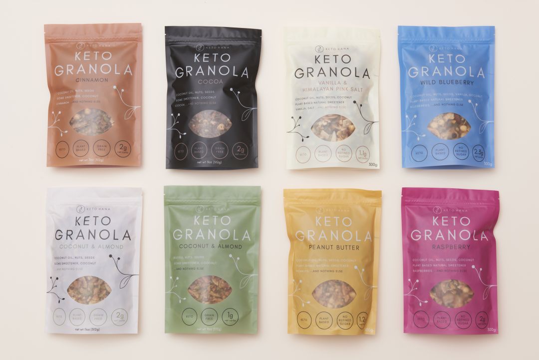 keto-hanah-granola-product-selection