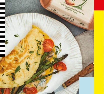 #OrganicSeptember: Gorgonzola Omelette