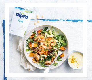 Recipe: ALPRO Scampi Salad with a Summer Curry Dressing