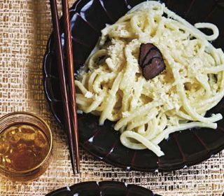 Recipe: Udon noodles, truffle butter and parmesan