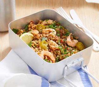 Recipe: Lorraine Pascale’s spiced prawn lunch box for mums-to-be
