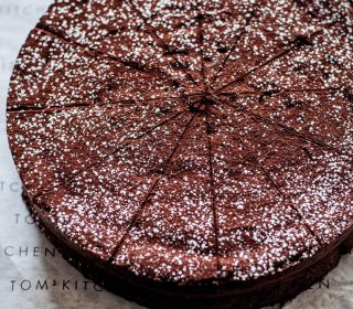 Recipe: Tom Aiken’s festive flourless chocolate cake