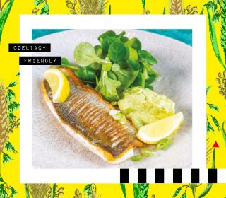 Recipe: Pan seared sea bass with avocado and citrus dressing